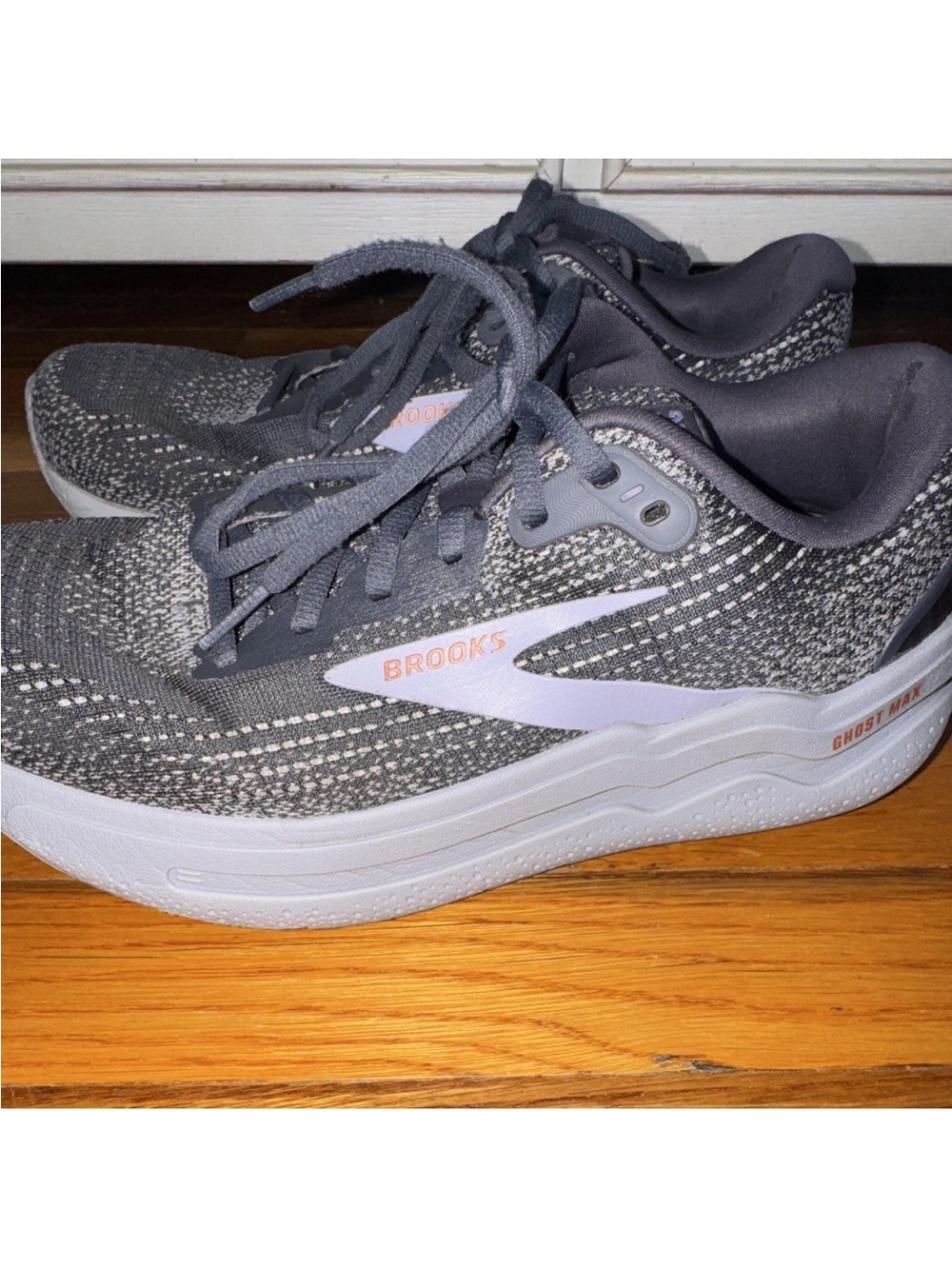 Brooks Gray and Light Purple Women's Athletic Running Shoes